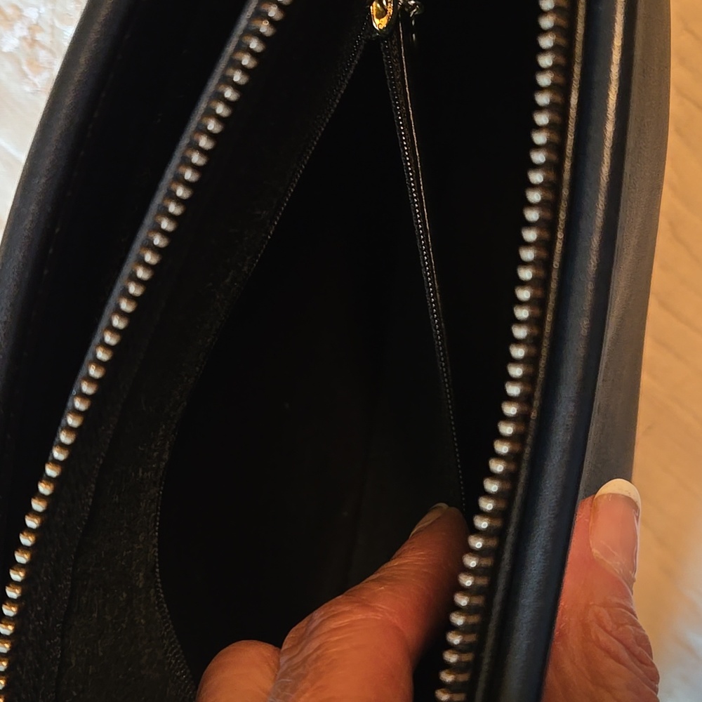 Vintage Coach Sutton Y2K Leather Crossbody Shoulder Bag ZipTop Outside Pockets - Picture 11 of 16